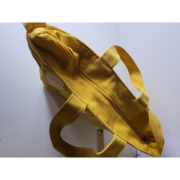 YUMI Yellow Farmer's Market Day at the Beach Insulated Tote Bag EUC - Picture 4 of 8